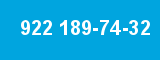 922 189-74-32